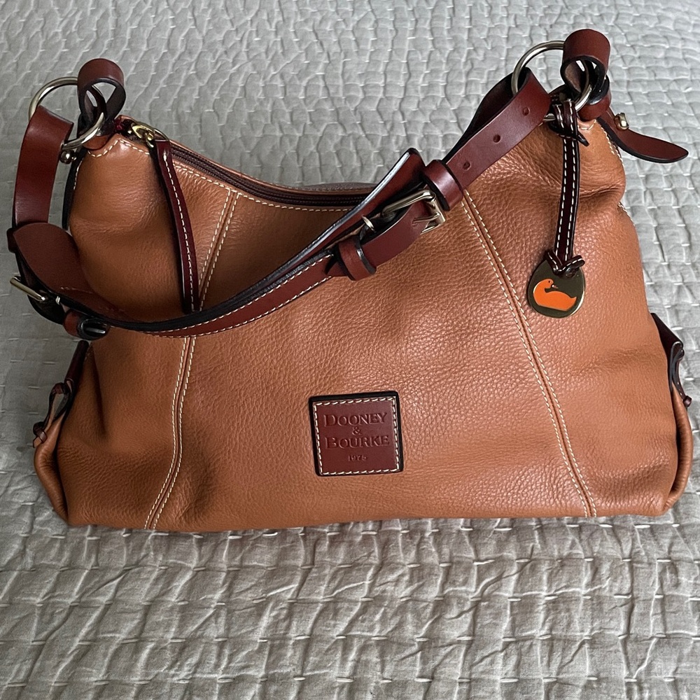 Dooney & Bourke Pebbled Leather Shoulder Satchel